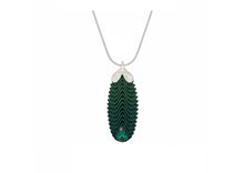 Load image into Gallery viewer, Feather Crystal Art Pendant