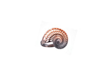 Load image into Gallery viewer, Silver Shell Ring Medium