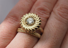 Load image into Gallery viewer, Diamond Rosette Ring