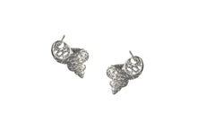Load image into Gallery viewer, Silver Shell Stud Earrings