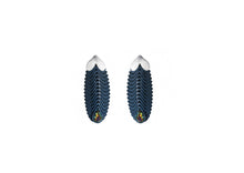 Load image into Gallery viewer, Feather Crystal Art Earrings