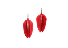 Load image into Gallery viewer, Statement Feather Drop Earrings