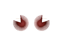 Load image into Gallery viewer, Wheel Hoop Earrings