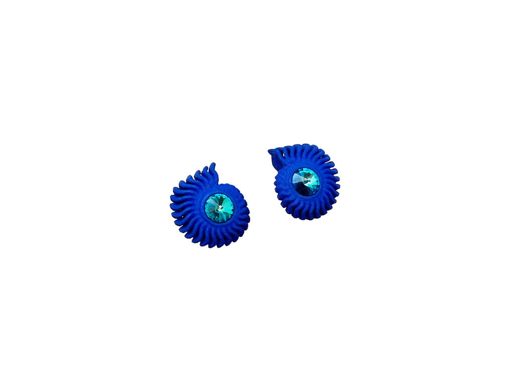 Ammonite Stud Earrings
