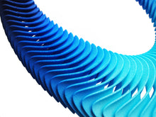 Load image into Gallery viewer, Curving Colour Gradient Statement Necklace