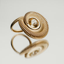 Load image into Gallery viewer, Ripple Ring ~ Gold Vermeil & Citrine