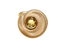 Load image into Gallery viewer, Ripple Ring ~ Gold Vermeil & Citrine