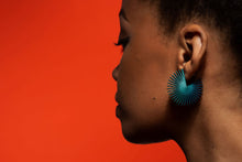 Load image into Gallery viewer, Wheel Hoop Earrings