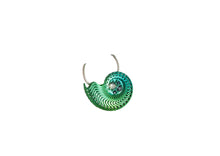 Load image into Gallery viewer, Ammonite Shell Sapphire  Pendant
