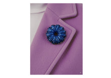 Load image into Gallery viewer, Blue Blossom Brooch
