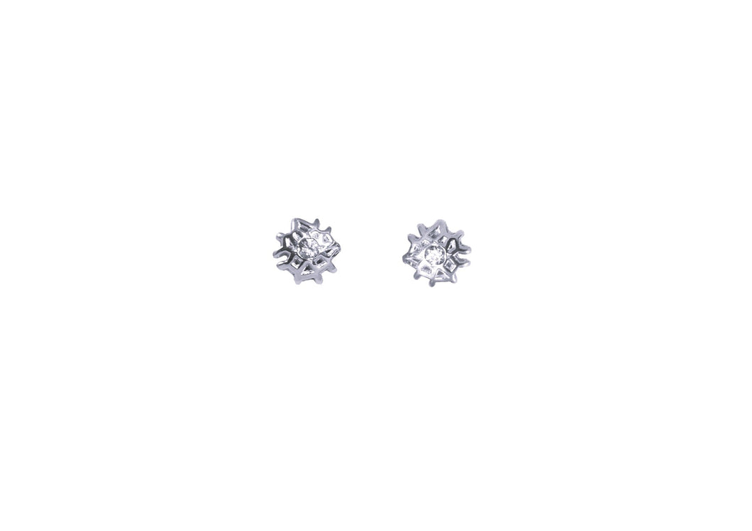 Tiny Crackle Zircon Studs