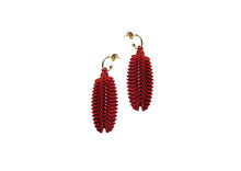 Load image into Gallery viewer, Feather Drop Earrings

