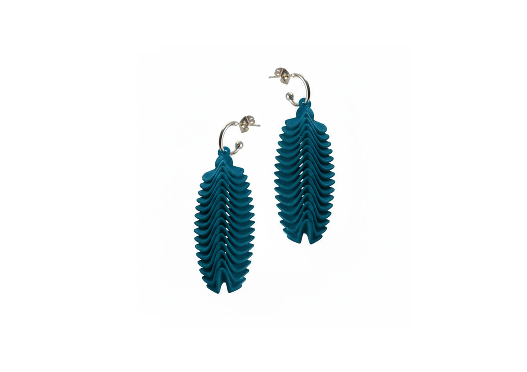 Feather Drop Earrings
