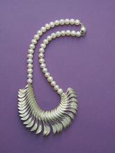 Load image into Gallery viewer, Feathered Statement Necklace
