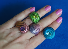 Load image into Gallery viewer, Harmonic Peridot Statement Ring
