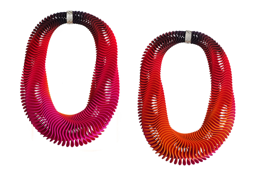 Harmonic Twist Art Necklace