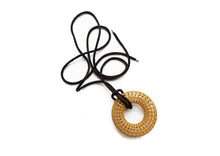 Load image into Gallery viewer, Gold Plated Steel Torus Pendant
