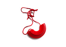 Load image into Gallery viewer, Phase Curved Pendant ~ Red

