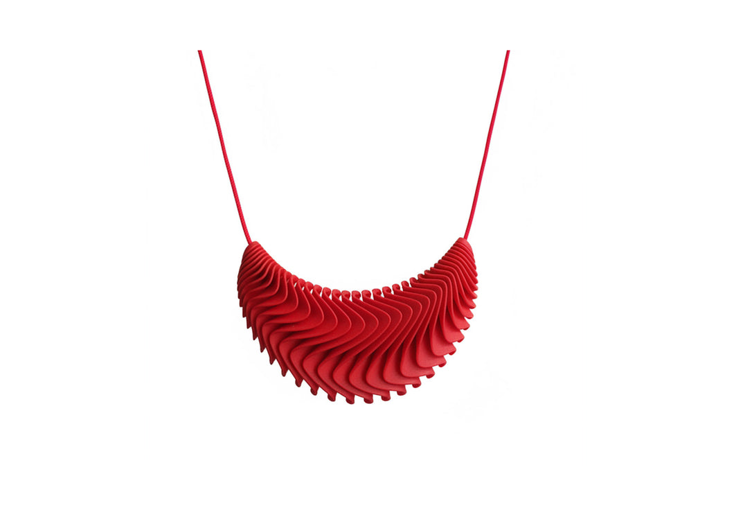 Wave Pendant Necklace