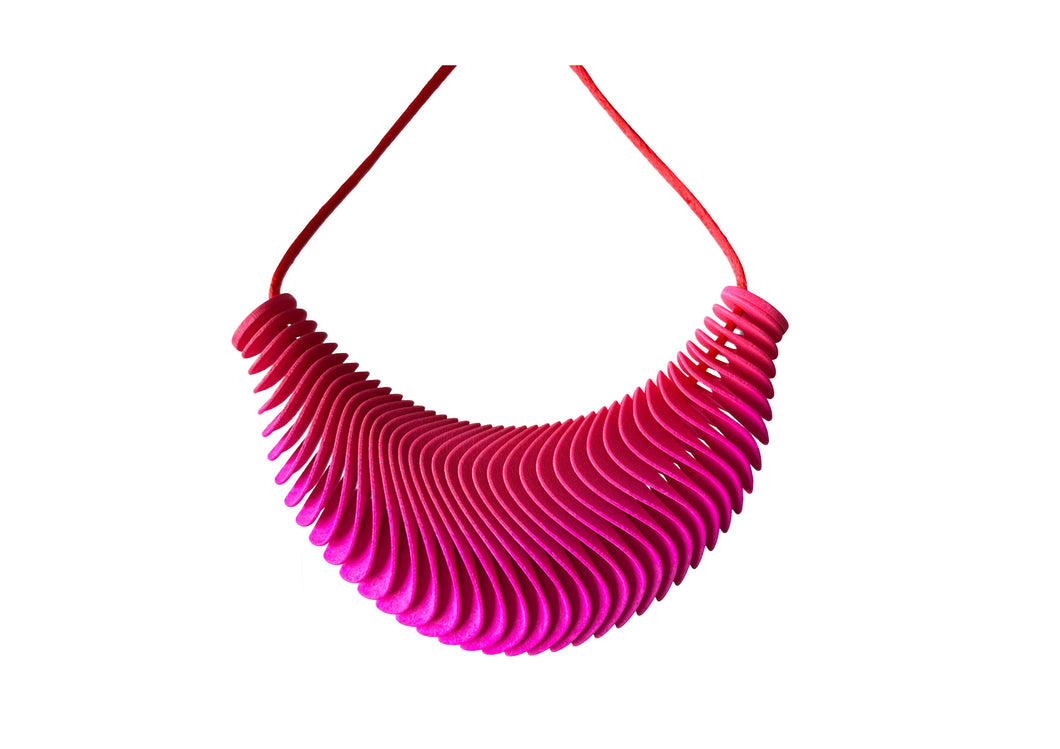 Wave Pendant Necklace