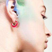 Load image into Gallery viewer, Gradient Hoop Earrings
